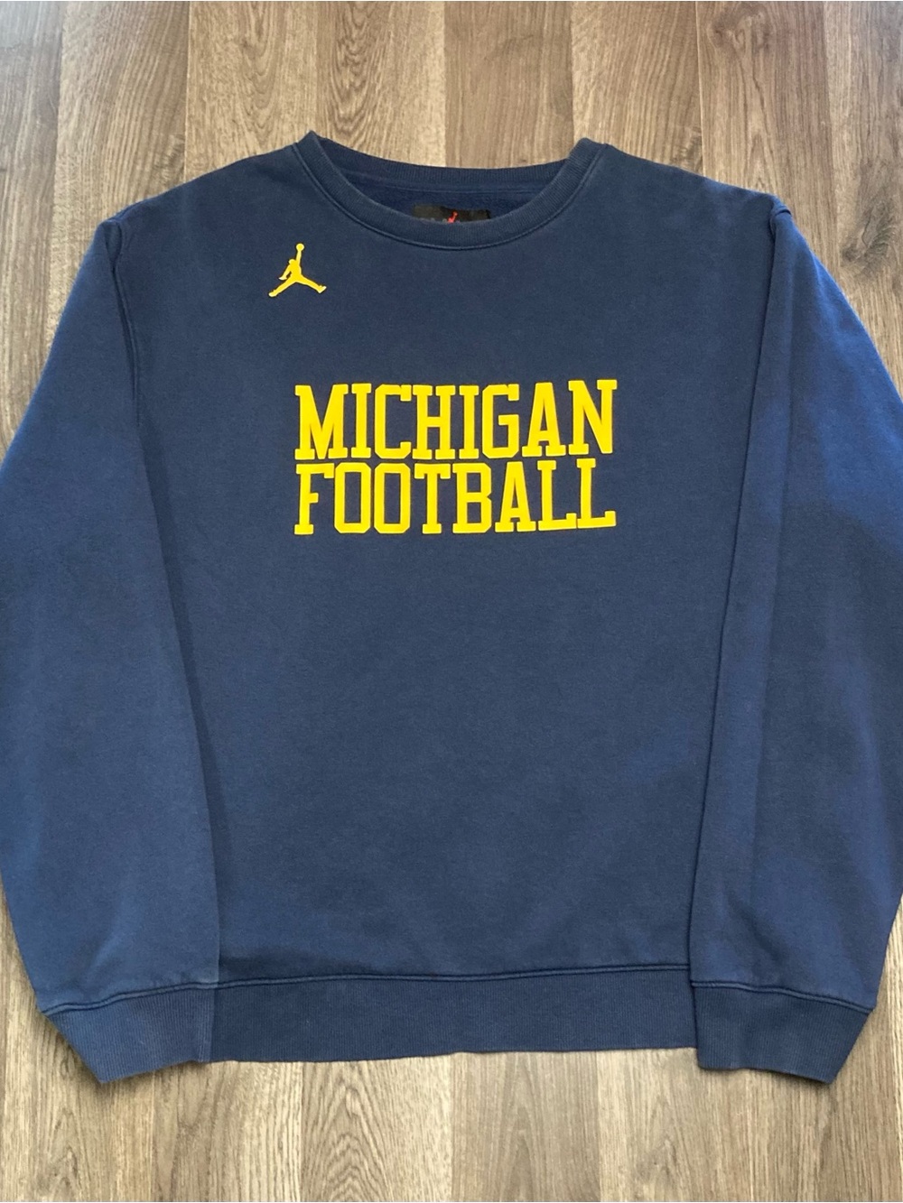 Michigan Wolverines Football Jordan Spellout Sweatshirt